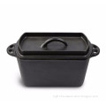 Preseasoned Cast Iron Bread Pan With Lid